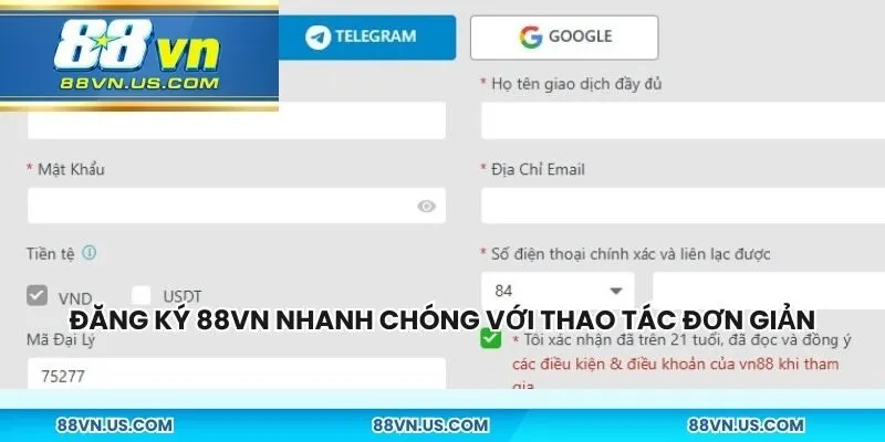 Đăng Ký 88vn Với Thao Tác Đơn Giản, Nhận Ngay Ưu Đãi Hấp Dẫn